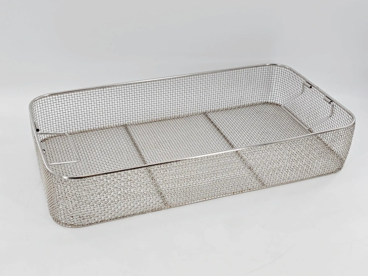 Stainless Steel Wire Sterilization Basket w/ Handles 21x11x4 Primis Medical