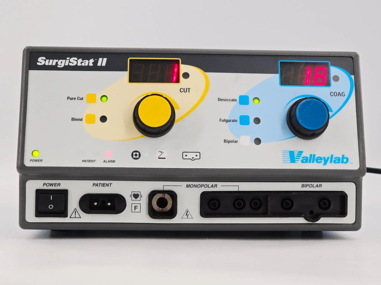 Valleylab SurgiStat II Surgical Control Unit w/ Footswitch & Cable Set Primis Medical