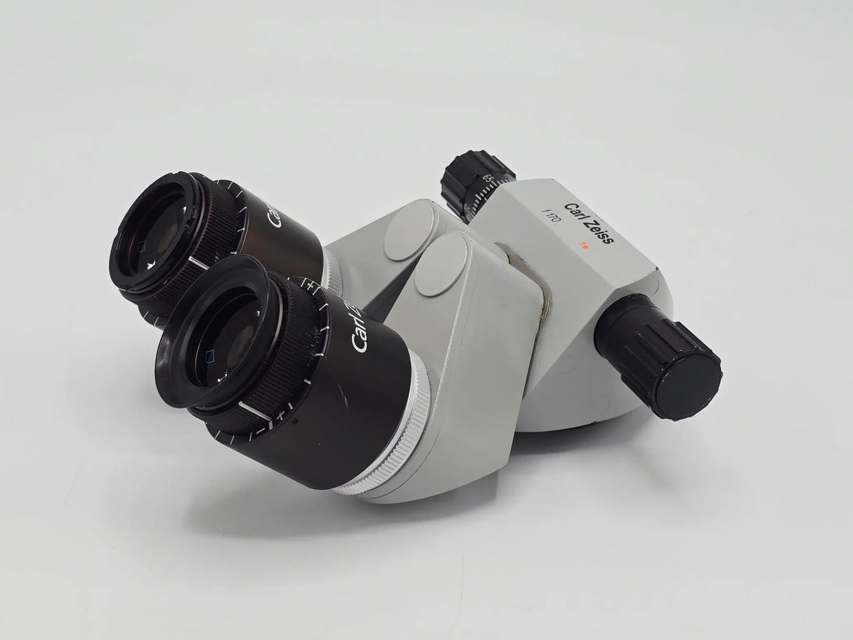 Carl Zeiss f=170 Binocular Microscope Head w/ 10x/21B Eyepieces Primis Medical