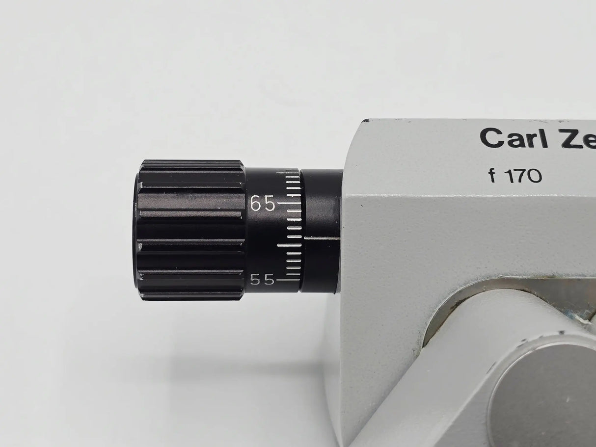 Carl Zeiss f=170 Binocular Microscope Head w/ 10x/21B Eyepieces Primis Medical