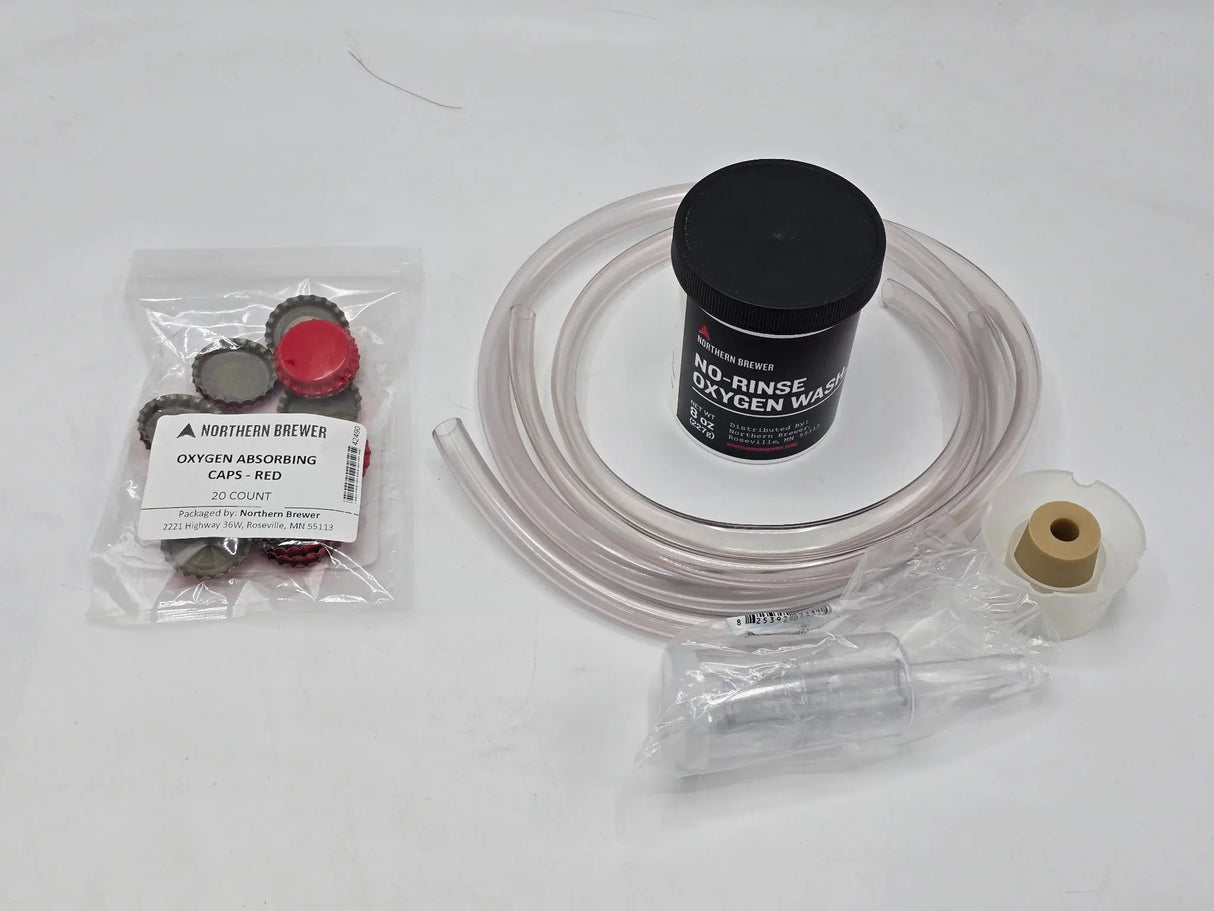 Northern Brewer Home Brewing Kit 1.4 Gal Fermentor Capper Siphon Bundle Primis Medical