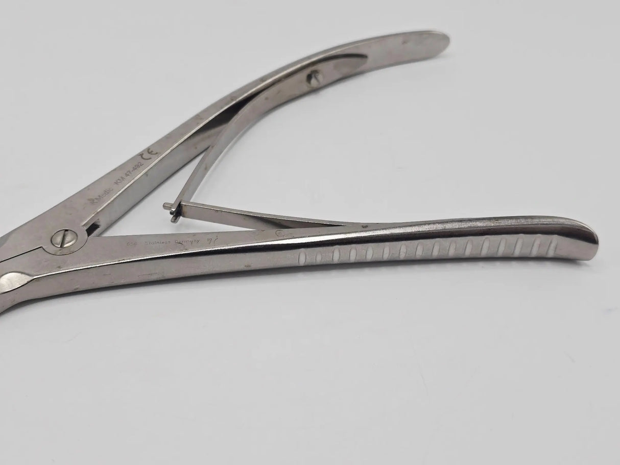 KMedic KM47-492 Leksell Rongeur 15° Curved 9x16mm 9” Primis Medical