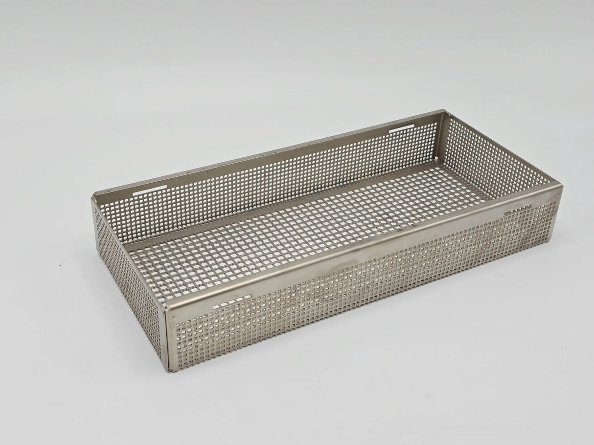 Aesculap JF159R Perforated Basket w/ Lid 10x5x1 Primis Medical
