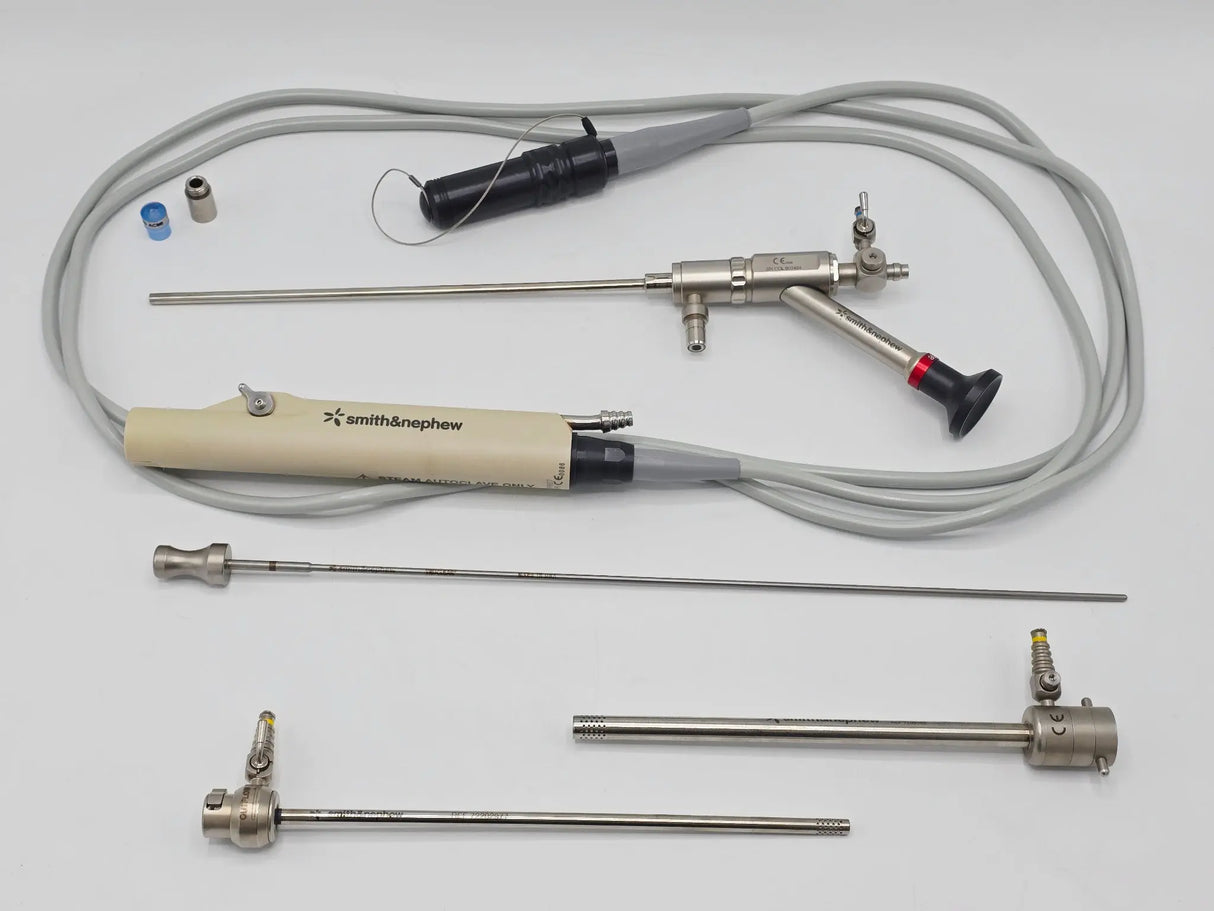 Smith & Nephew TruClear Hysteroscope Set w/ Shaver Handpiece Sheaths Tray Primis Medical