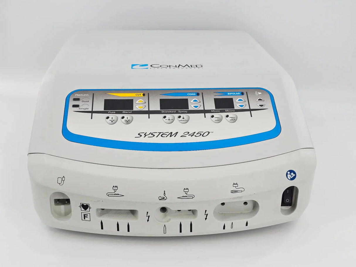 ConMed System 2450 Electrosurgical Unit w/ Dual Footswitch Primis Medical