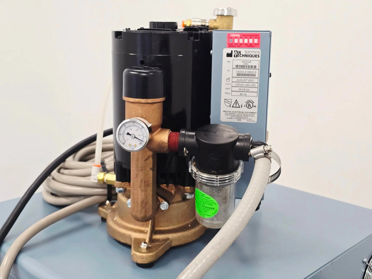 Air Techniques VacStar 20 VS20 Dental Vacuum w/ AirStar AS21M Compressor Primis Medical