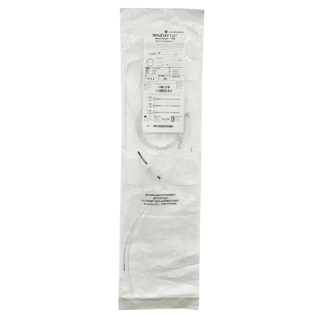 AngioDynamics 11403002 NeverTouch FRS Procedure Kit - 65 cm Primis Medical