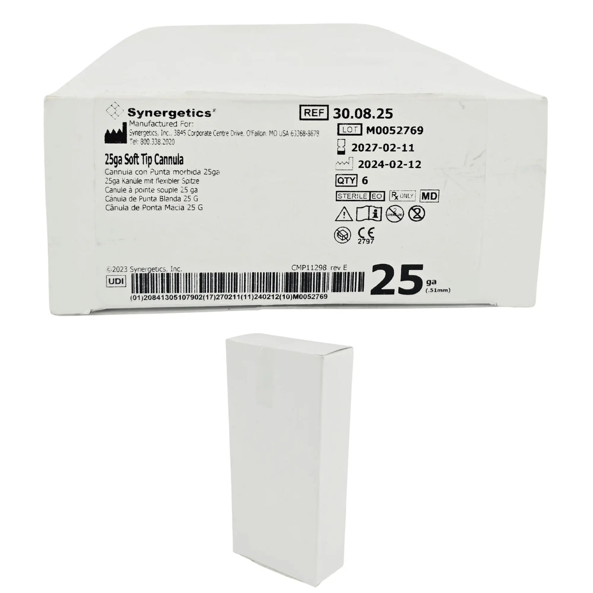 Synergetics 1.255844907 Soft Tip Cannula - 25 Gauge Ophthalmic Instrument Synergetics