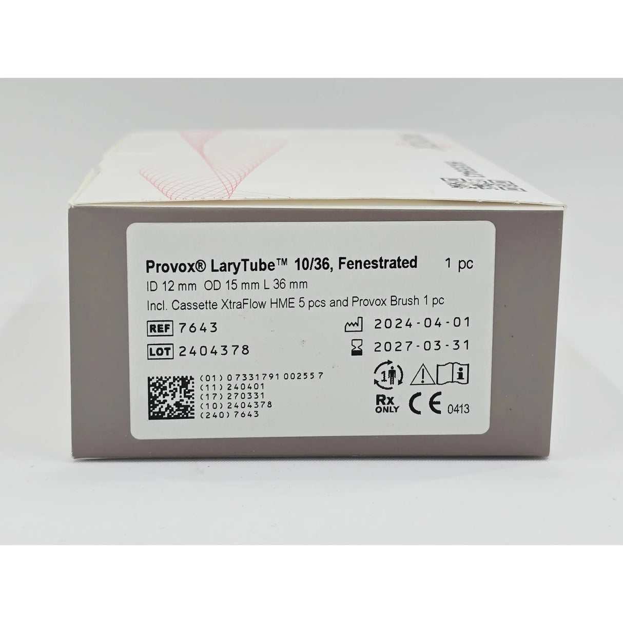 Atos Medical 7643 Provox LaryTube Fenestrated 10/36 Laryngectomy Tube – New Atos Medical