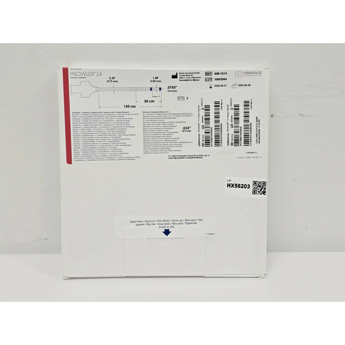 Medos International S rl, 606-151X, BX/1, New - Open Box, Quantity Verified, 10886704028628, EXPIRED Medos International S rl