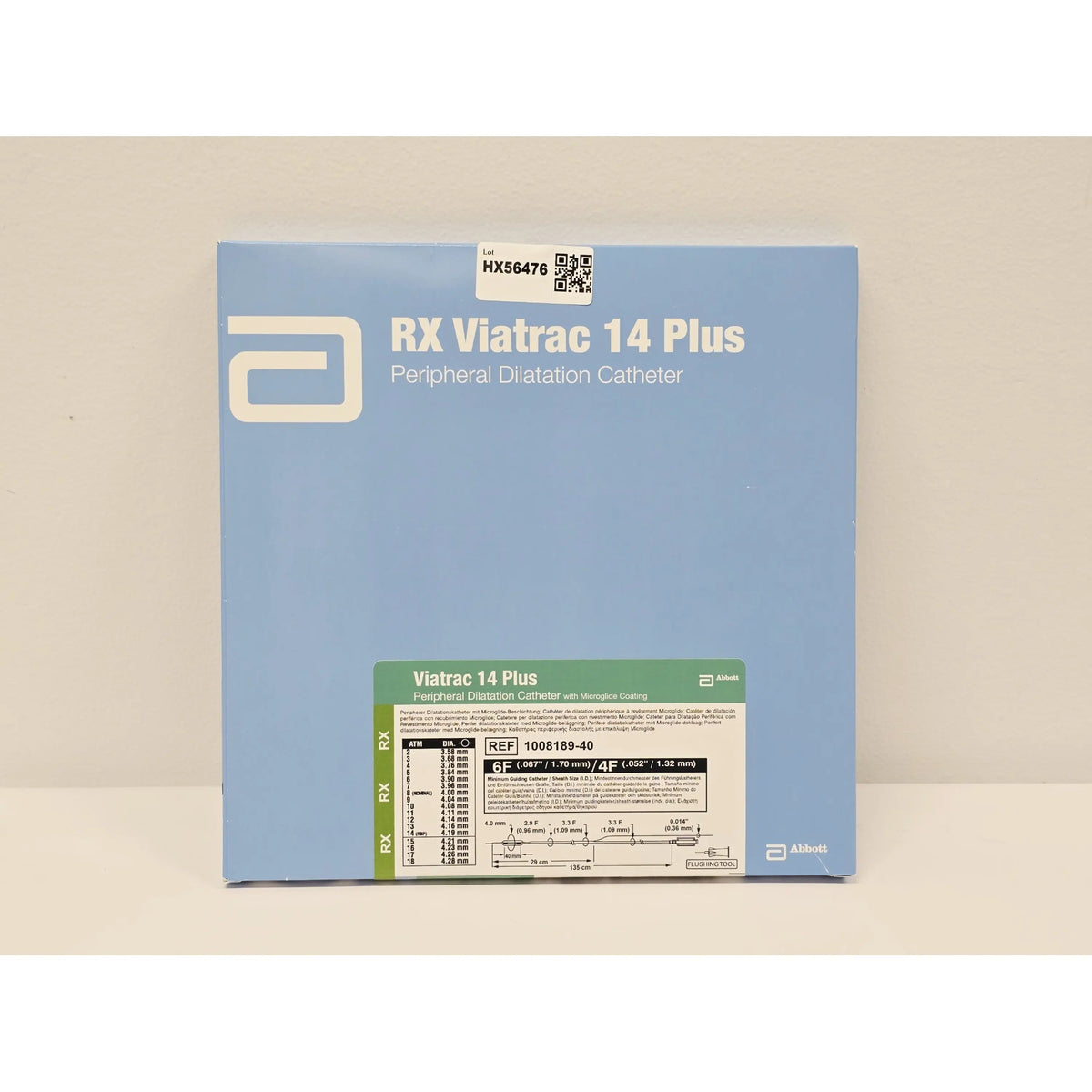 Abbott Vascular Inc., 1008189-40, EA, New - Inner Sterile Package Intact, 08717648056840, EXPIRED Abbott Vascular Inc.