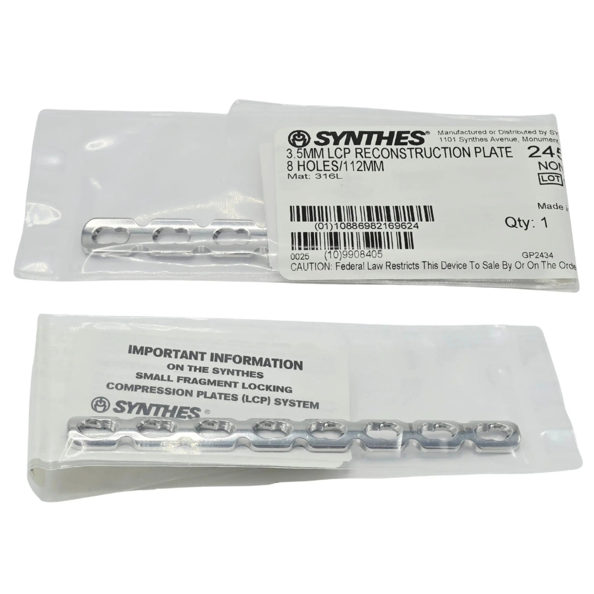 Synthes Gmbh, 245.081, EA, 10886982169624 Synthes Gmbh