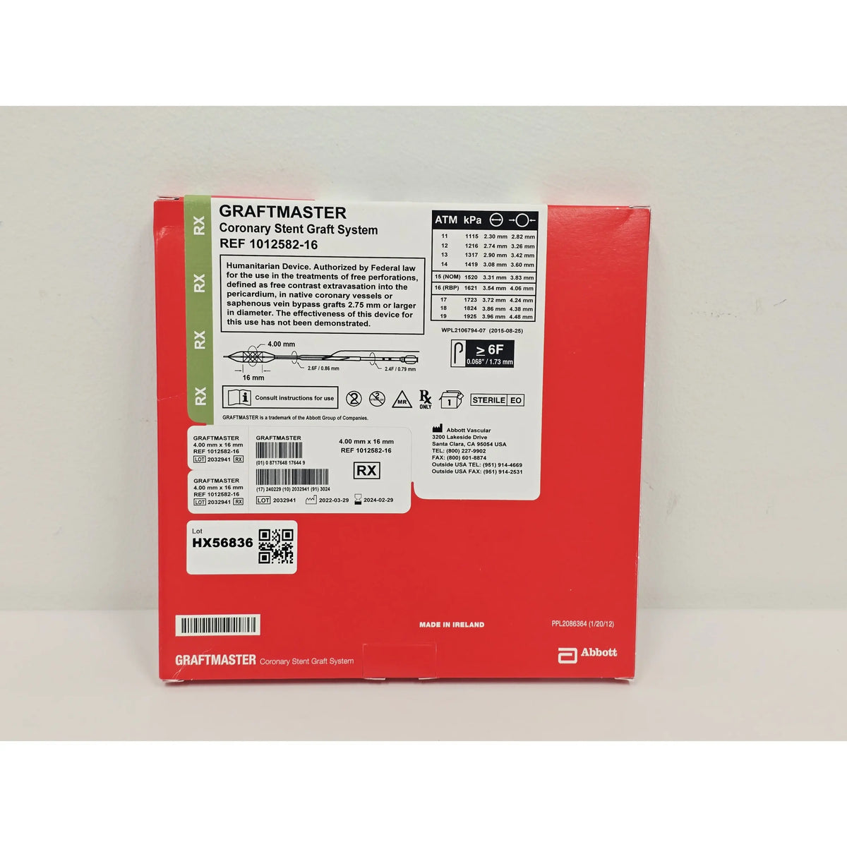 Biosense Webster Inc, D128622, BX, New - Inner Sterile Package Intact, 10846835008883, EXPIRED Biosense Webster Inc