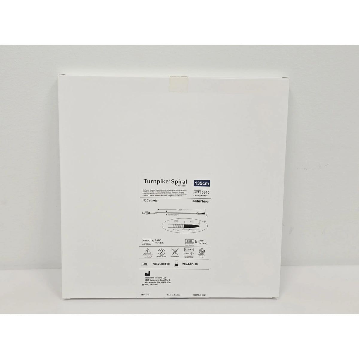 Teleflex Incorporated, IPN917515, BX/1, New - Inner Sterile Package Intact, 20841156108752, EXPIRED Teleflex Incorporated
