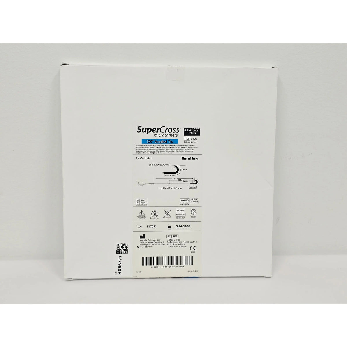 Teleflex Incorporated, IPN913551, BX/1, New - Inner Sterile Package Intact, 30841156100432, EXPIRED Teleflex Incorporated