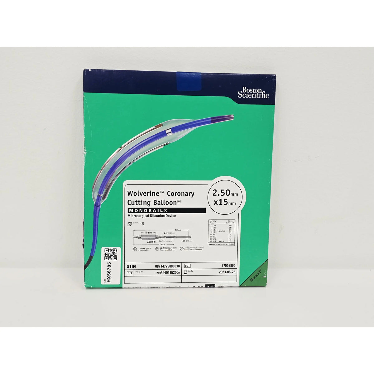 Boston Scientific Corporation, H74939401152500, EA, New - Inner Sterile Package Intact, 08714729888338, EXPIRED Boston Scientific Corporation