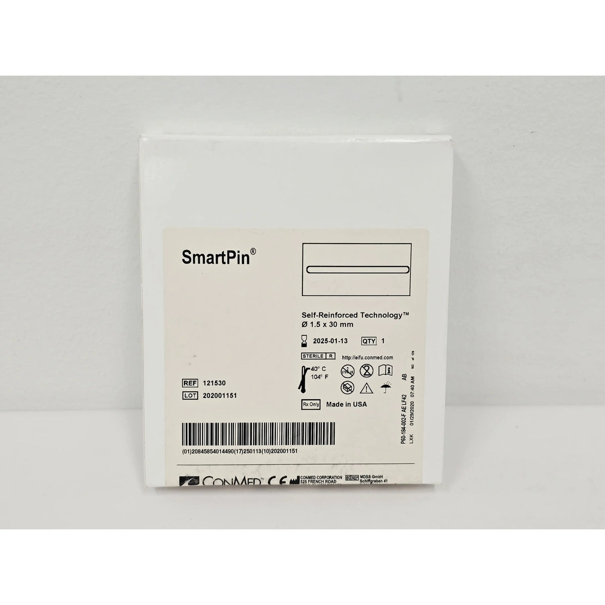 Conmed Corporation, 121530, EA, New - Inner Sterile Package Intact, 10845854014490 Conmed Corporation
