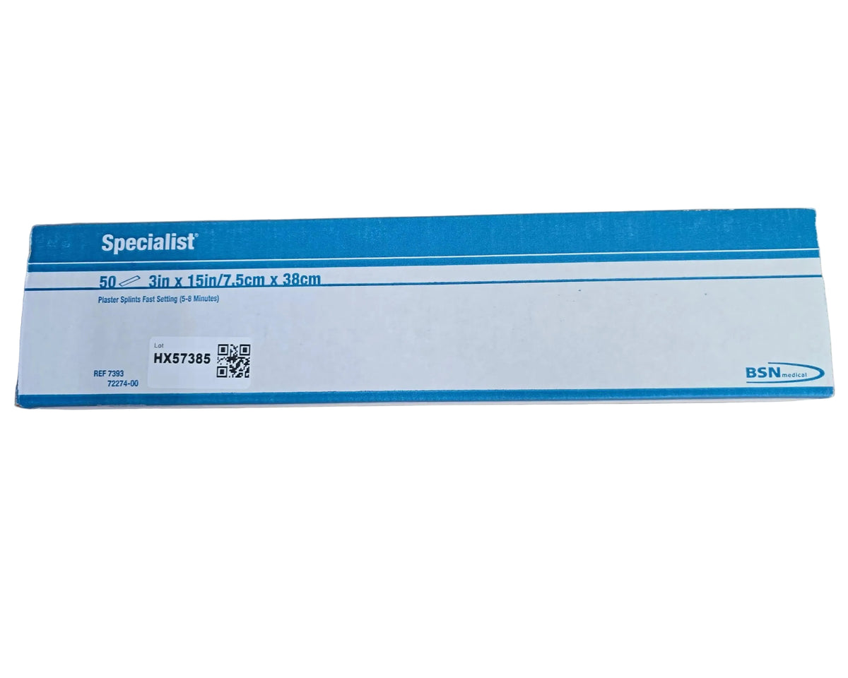 BSN Medical 7393 Specialist Plaster Splint Extra Fast 3 x 15in BX/50