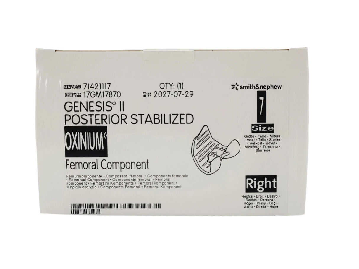 Smith & Nephew, Inc. 71421117 Unicondylar knee prosthesis Smith & Nephew, Inc.