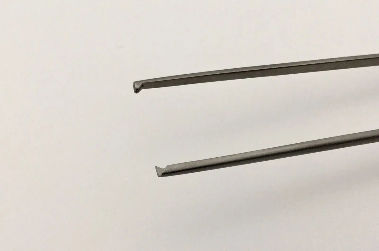 Jarit 130-421 Surgical 1 x 2 Teeth Bayonet Cushing Tissue Forceps 7-3/4" Jarit