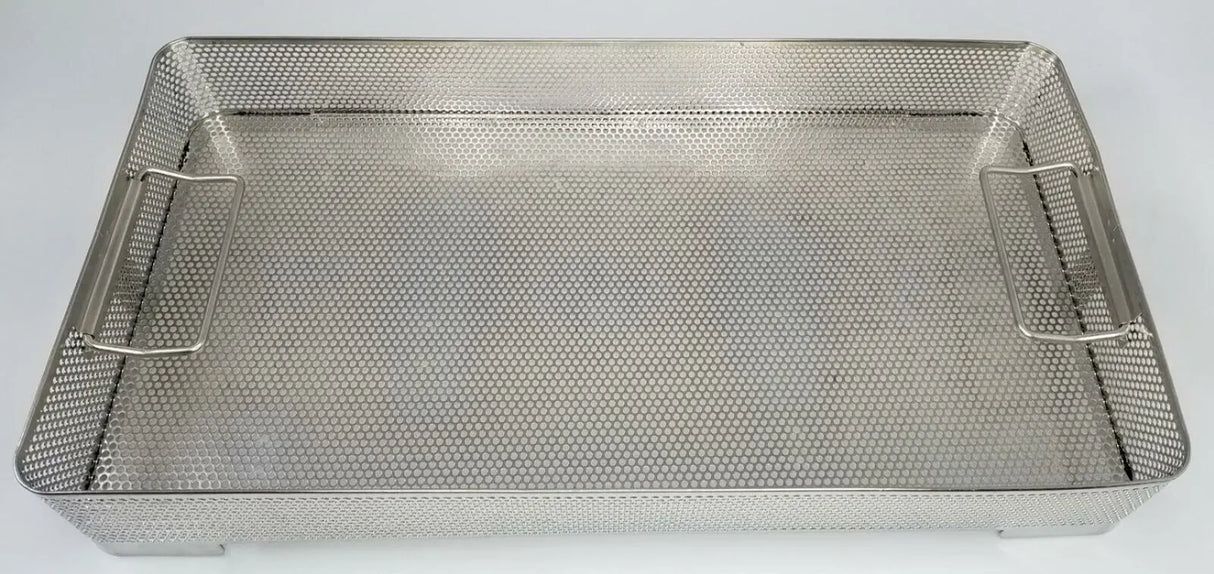 Stainless Steel Sterilization Tray 20-9/16" x 10-3/16" x 3-1/4" Primis Medical