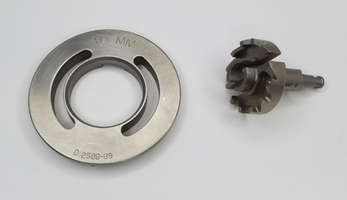 DePuy 2588-46 40mm Patella Reamer w/ 2588-89 40mm Bushing Orthopedic