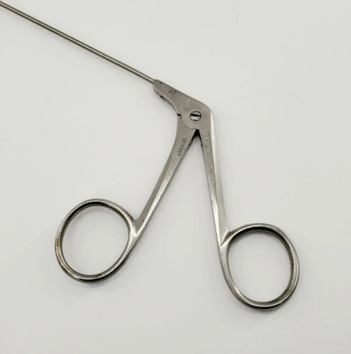 Pilling 50-5662 Pediatric Forceps Bronchoscopic Straight ENT 17-1/2" Pilling