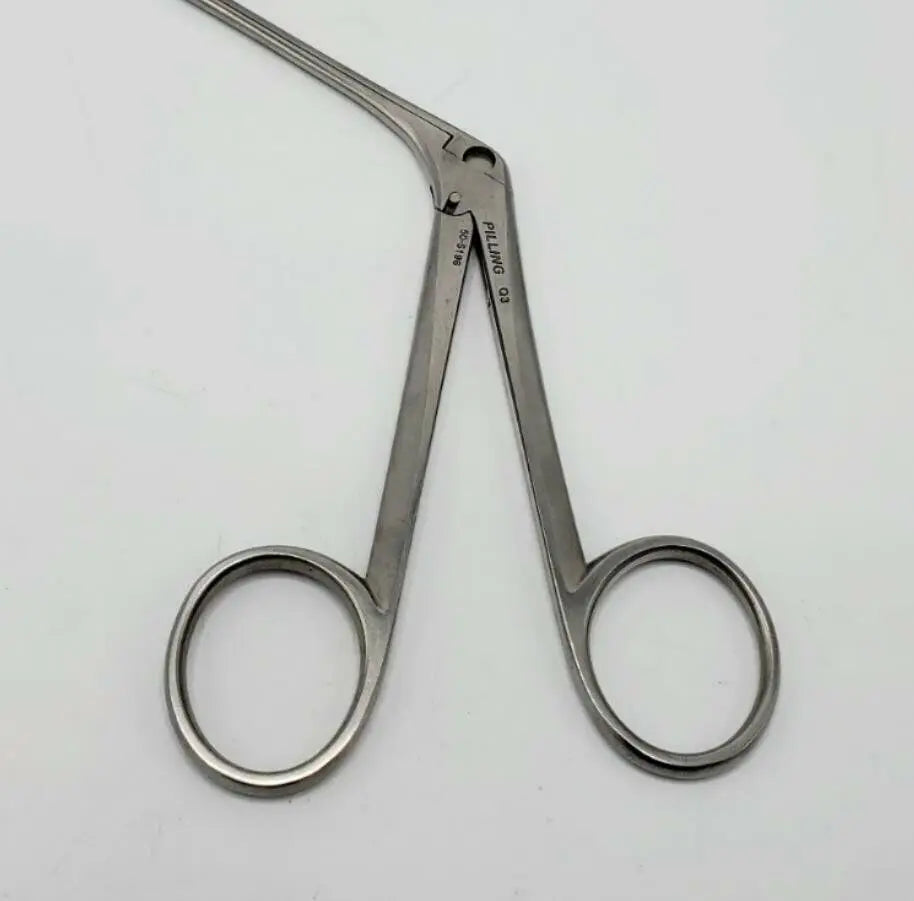 Pilling 50-5196 Lore Subglottic Specimen Tissue Forceps Angled 90° Upward 14" Pilling