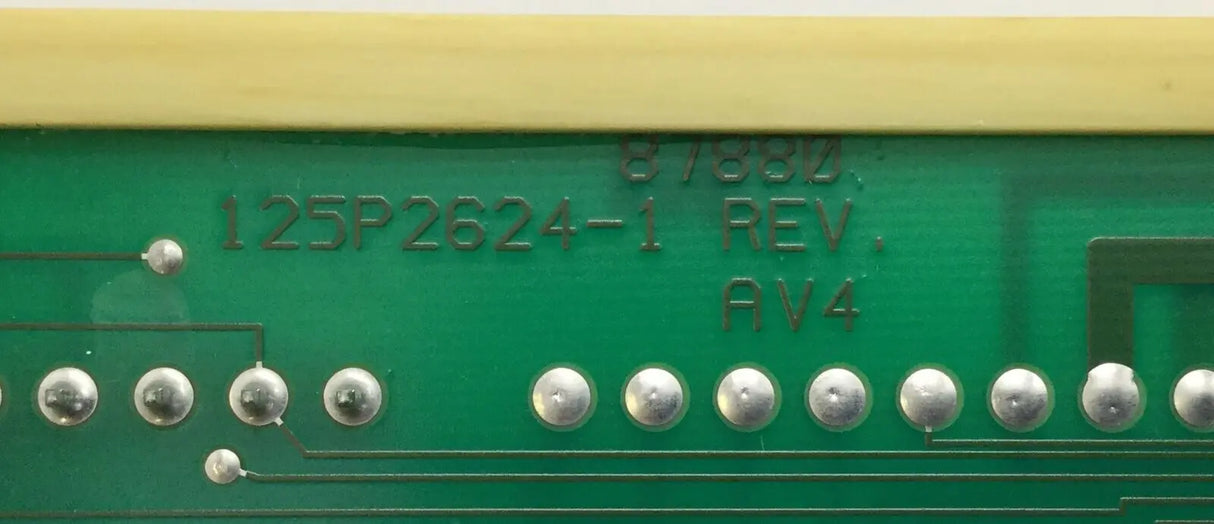 Taylor 125P2624-1 Control Board 718412 REV. AV4 Taylor