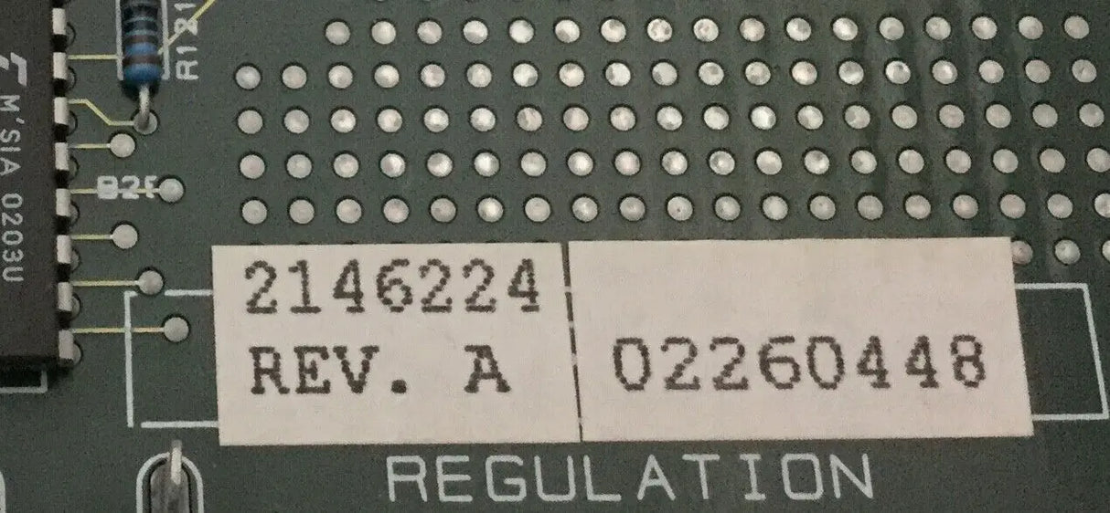 GE Innova 2000 Cath-Lab 2146224 Rev A Regulation Board GE