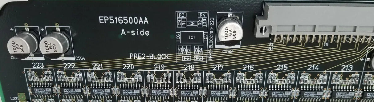 Aloka SSD-5 Ultrasound EP516500AA Board A-Side With EP527800AA Board Aloka