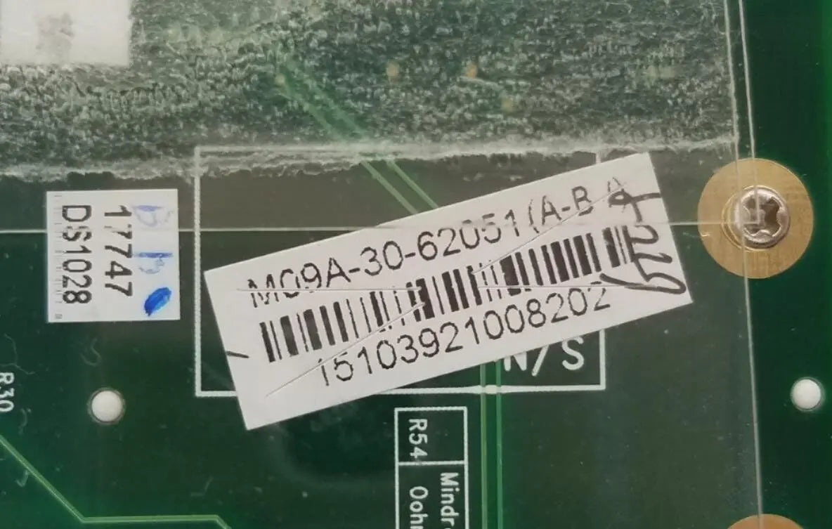 Mindray M09A-30-62051 Temp Main Assembly Board from Accutorr V Patient Monitor Mindray