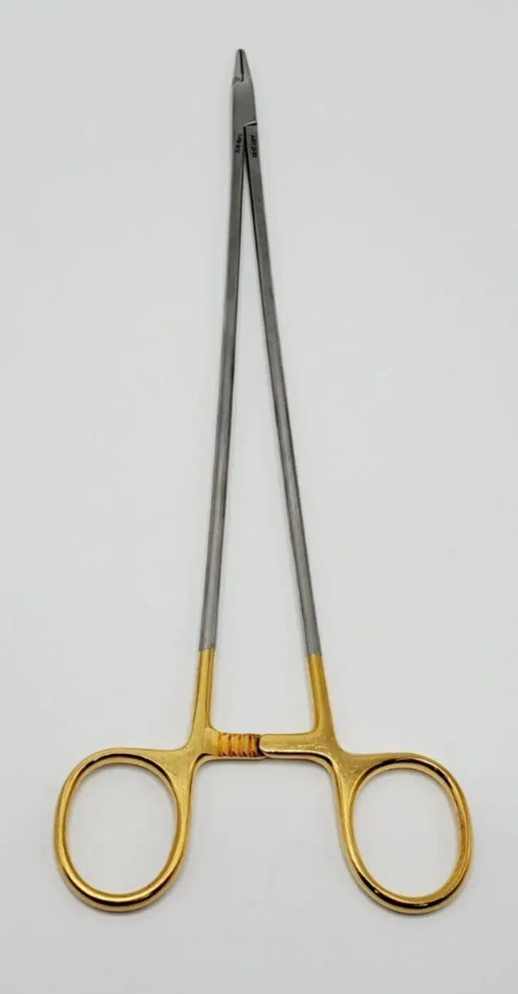 Jarit 121-129 Crile Wood Holder Carb Bite Serrated Jaws 12-1/2" Jarit