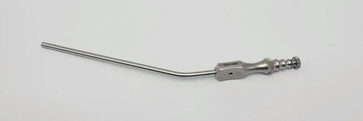 Jarit 285-456 Frazier Suction Tube 7-1/2" Angular 4" Working Length 12F Jarit