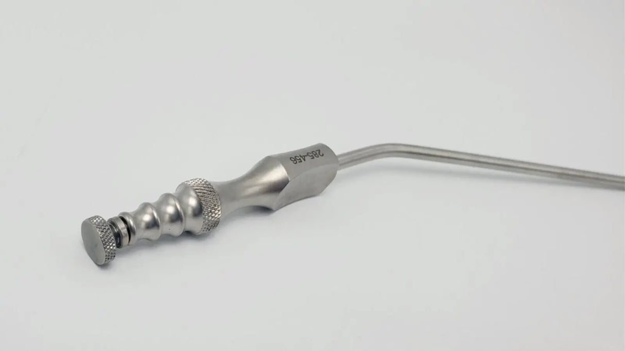 Jarit 285-456 Frazier Suction Tube 7-1/2" Angular 4" Working Length 12F Jarit