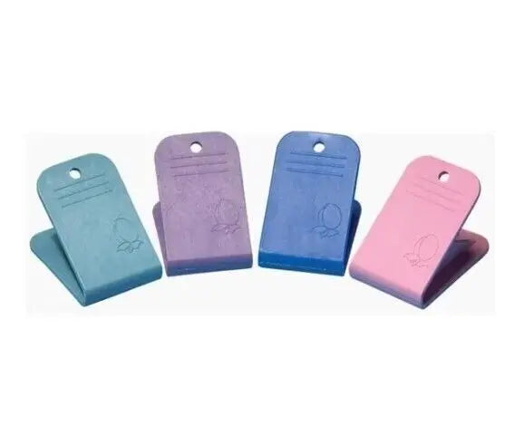 DeRoyal JPC-3NS Anesthesia Drape Peach Clamp Assorted Colors Box of 8 DeRoyal