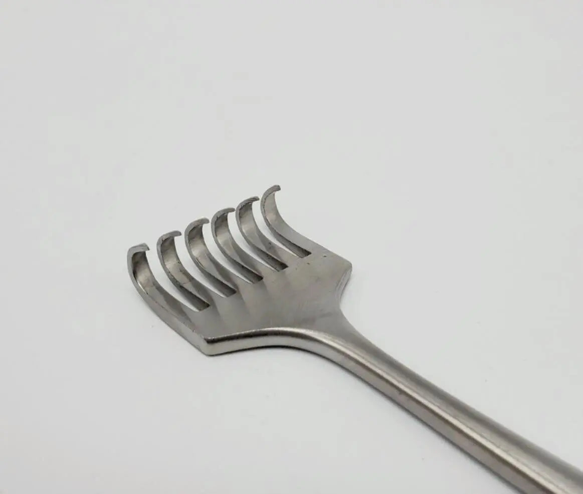 Jarit 200-273 Volkmann Hand Held Retractor 6 Prong 28mm Tip Width Sharp 8-1/2" Jarit