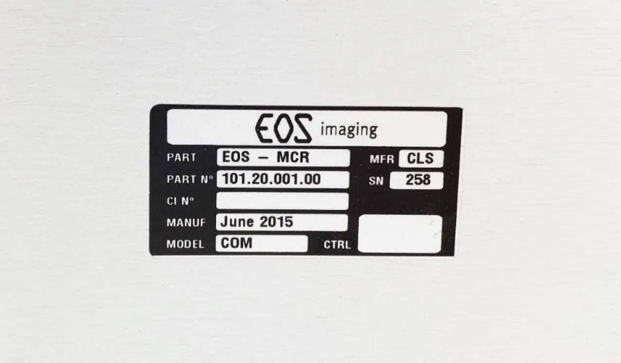 EOS 101.20.001.00 Micro Controller & Power Distribution Module EOS