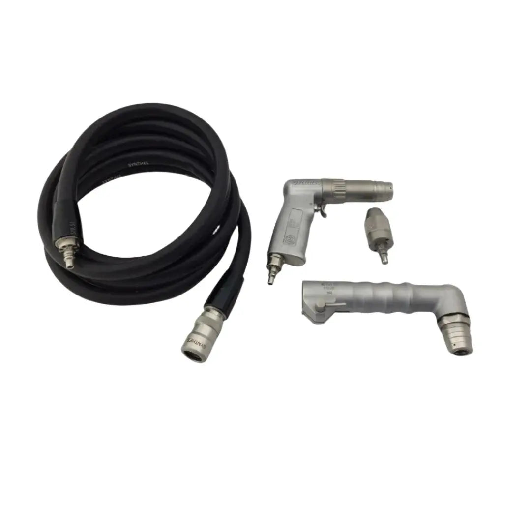 Synthes 510.20 Drill with Adaptor 90 Degree, Hose and Accessories Synthes