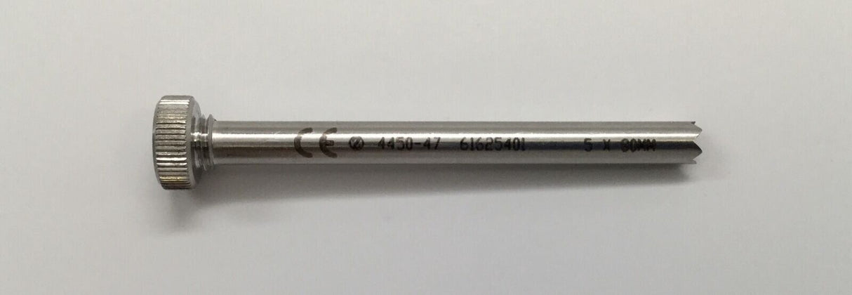 Zimmer 4450-47 5 x 80mm Drill Sleeve Orthopedic 3-1/4"