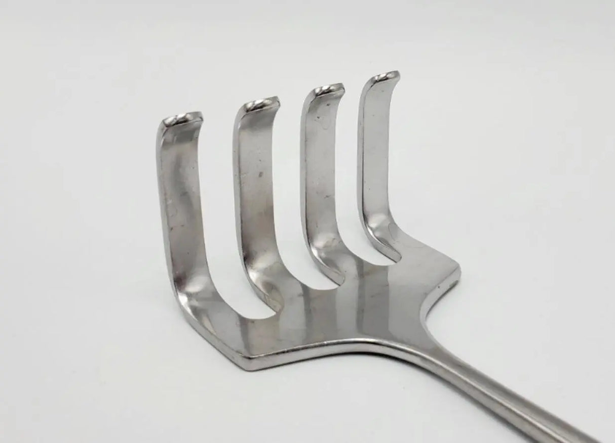 Zimmer 3085 Ollier Rake Hand Held Retractor 4 Prong Blunt 9-3/4" Primis Medical