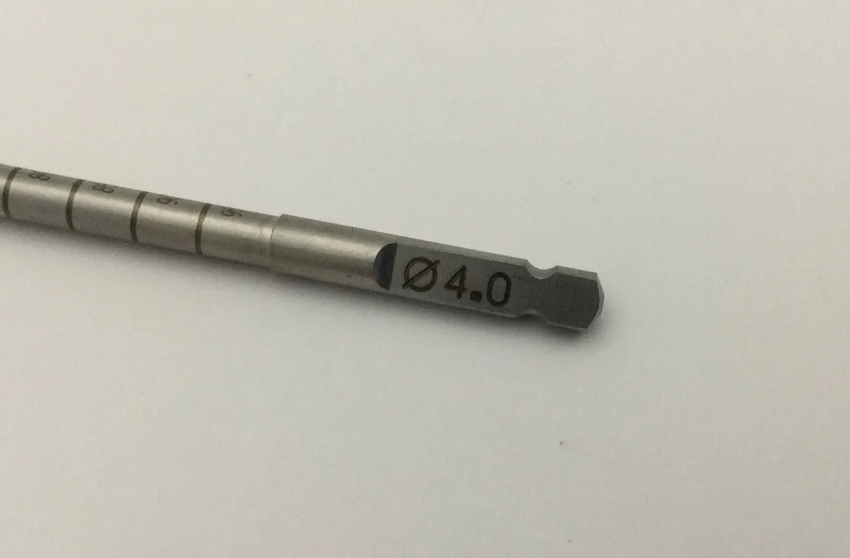 Synthes 356.98 Three-Fluted Calibrated Surgical Drill Bit 4.0mm Synthes