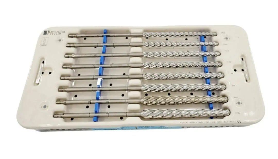 Stryker 6278-9-910 Restoration Modular Conical Reamer Tray Complete Set Stryker