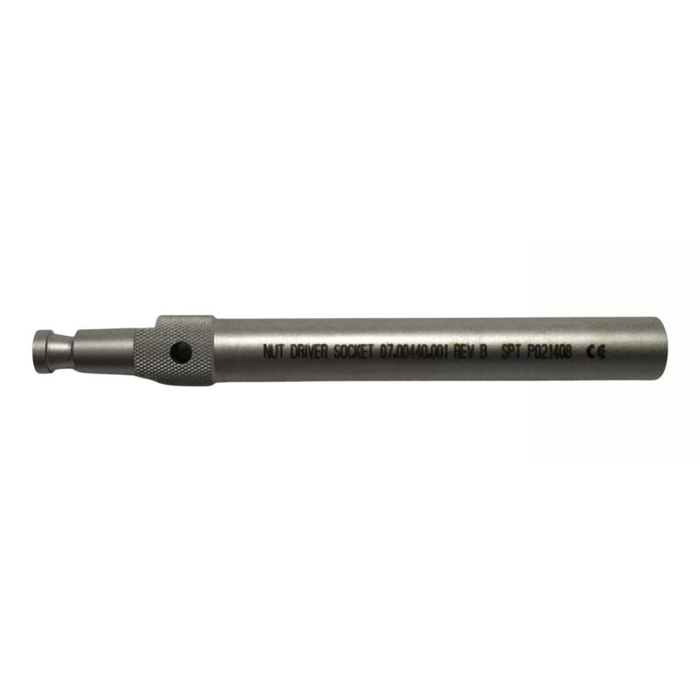 Nut driver socket tool on a white background