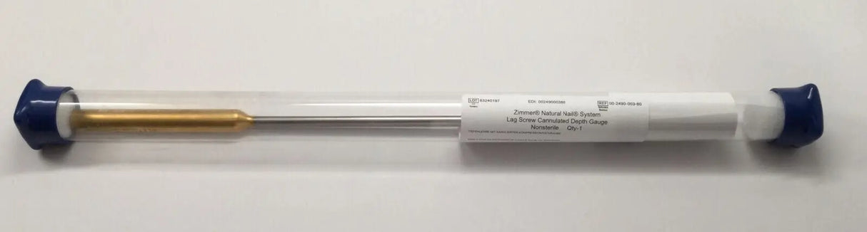 Zimmer 00-2490-003-80 Orthopedic 130mm Cannulated Depth Gauge 18" Zimmer