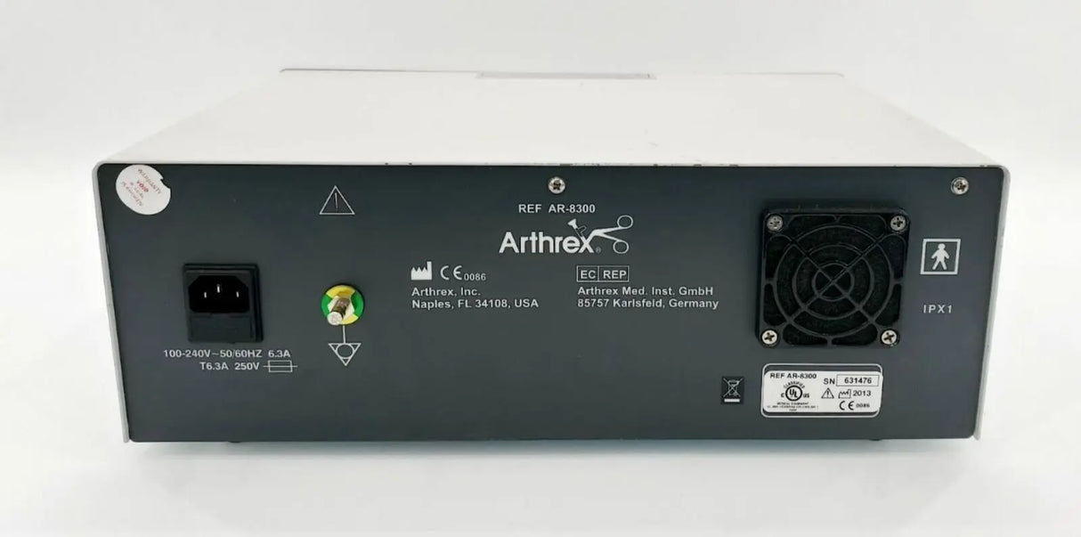 Arthrex AR-8300 APS II Arthroscopy Shaver System Control Console Ver. 5.12.00 Arthrex
