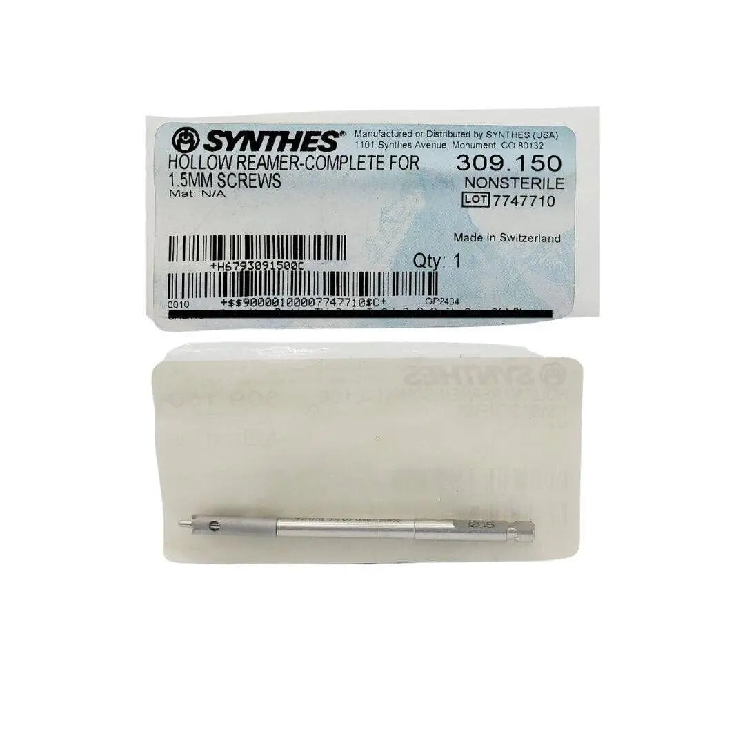 Synthes 309.150 Hollow Reamer Complete for 1.5mm New Synthes