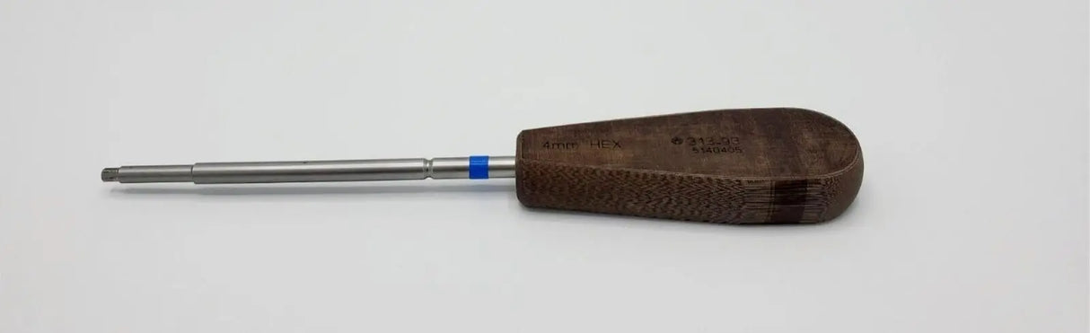 Synthes 313.93 Solid Hexagonal Driver 4mm Orthopedic 9-1/2" Synthes