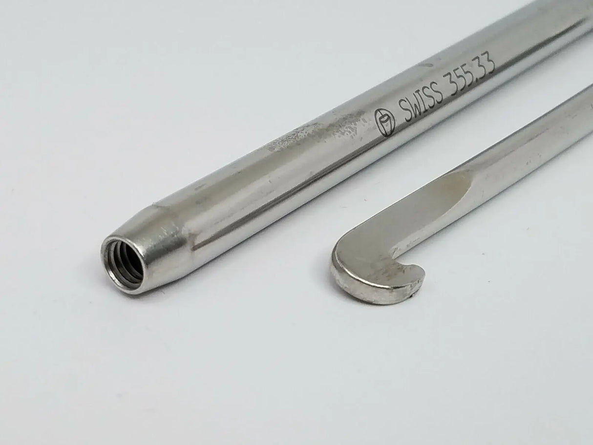 Synthes 355.36 Threaded Hook with 355.33 Orthopedic Connector Synthes