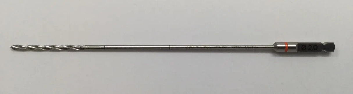 Synthes 323.062 Orthopedic 2mm Drill Bit with Depth Mark 5-1/2" Synthes